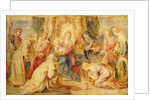 The Virgin and Child venerated by eight saints, c.1631-33 by Peter Paul Rubens