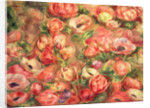 Bed of anemones, 1901 by Pierre Auguste Renoir