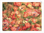 Bed of anemones, 1901 by Pierre Auguste Renoir