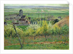 A Village near Auvers, c.1885 by Victor Vignon