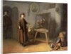 A Painter in his Studio by Gerrit or Gerard Dou
