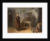 A Painter in his Studio by Gerrit or Gerard Dou
