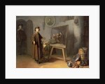 A Painter in his Studio by Gerrit or Gerard Dou