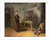 A Painter in his Studio by Gerrit or Gerard Dou