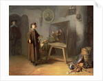 A Painter in his Studio by Gerrit or Gerard Dou