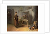 A Painter in his Studio by Gerrit or Gerard Dou