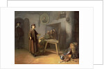 A Painter in his Studio by Gerrit or Gerard Dou