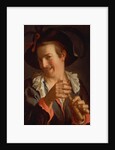 A Jester holding a Flute, 1623 by Peter Wtewael
