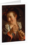 A Jester holding a Flute, 1623 by Peter Wtewael