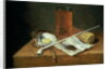 Still life with Smoking Requisites, 1659 by Casparus Smits