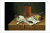 Still life with Smoking Requisites, 1659 by Casparus Smits