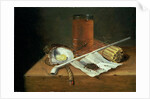 Still life with Smoking Requisites, 1659 by Casparus Smits
