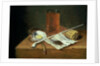 Still life with Smoking Requisites, 1659 by Casparus Smits