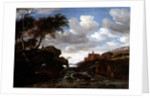 Rocky Landscape with a Waterfall, 1665 by Salomon van Ruisdael or Ruysdael