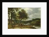 A Wooded River Landscape by Roelandt Roghman