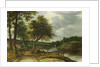 A Wooded River Landscape by Roelandt Roghman