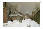 Winter Scene near Les Invalides, Paris by Luigi Loir