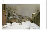 Winter Scene near Les Invalides, Paris by Luigi Loir