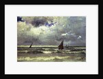 Seascape by Karl Pierre Daubigny