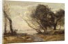 The Banks of the Lake after the Flood, c.1870 by Jean Baptiste Camille Corot