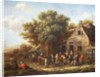 Peasants Merry-Making outside an Inn by Barend Gael or Gaal