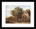 Peasants Merry-Making outside an Inn by Barend Gael or Gaal