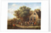 Peasants Merry-Making outside an Inn by Barend Gael or Gaal