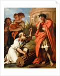 Tarquin the Elder consulting Attius Navius, c.1690 by Sebastiano Ricci