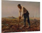 Man with a Hoe, c.1860-62 by Jean-Francois Millet