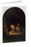 Astronomer by Candlelight, c.1650 by Gerrit or Gerard Dou