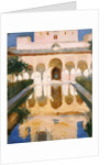 Hall of the Embassadors, Alhambra, Granada, 1909 by Joaquin Sorolla y Bastida