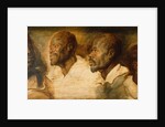 Four Studies of Male Head, c.1617-1620 by Peter Paul Rubens