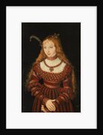Betrothal portrait of Sybille of Cleves, 1526-7 by Lucas the Elder Cranach