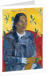 Vahine No Te Tiare, 1891 by Paul Gauguin