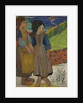 Little Breton Girls by the Sea, 1889 by Paul Gauguin