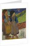 Little Breton Girls by the Sea, 1889 by Paul Gauguin
