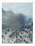 Boulevard des Capucines, 1873-4 by Claude Monet