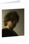 Self Portrait as a Young Man, c.1628 by Rembrandt Harmensz. van Rijn