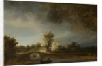 Landscape with a Stone Bridge, c.1638 by Rembrandt Harmensz. van Rijn