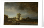 Landscape with a Stone Bridge, c.1638 by Rembrandt Harmensz. van Rijn