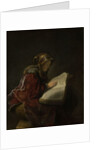 An Old Woman Reading, Probably the Prophetess Hannah, 1631 by Rembrandt Harmensz. van Rijn