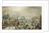 Winter Landscape with Skaters. c.1608 by Hendrik Avercamp