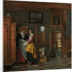 Interior with Women beside a Linen Cupboard, 1663 by Pieter de Hooch