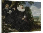 Portrait of a Couple, Probably Isaac Abrahamsz Massa and Beatrix van der Laen, c.1622 by Frans Hals