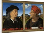 Portraits of Giuliano and Francesco Giamberti da Sangallo, 1482-5 by Piero di Cosimo