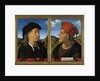 Portraits of Giuliano and Francesco Giamberti da Sangallo, 1482-5 by Piero di Cosimo