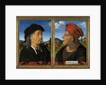 Portraits of Giuliano and Francesco Giamberti da Sangallo, 1482-5 by Piero di Cosimo