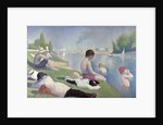 Bathers at Asnières, 1884 by Georges Pierre Seurat