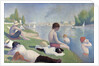 Bathers at Asnières, 1884 by Georges Pierre Seurat