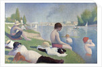 Bathers at Asnières, 1884 by Georges Pierre Seurat